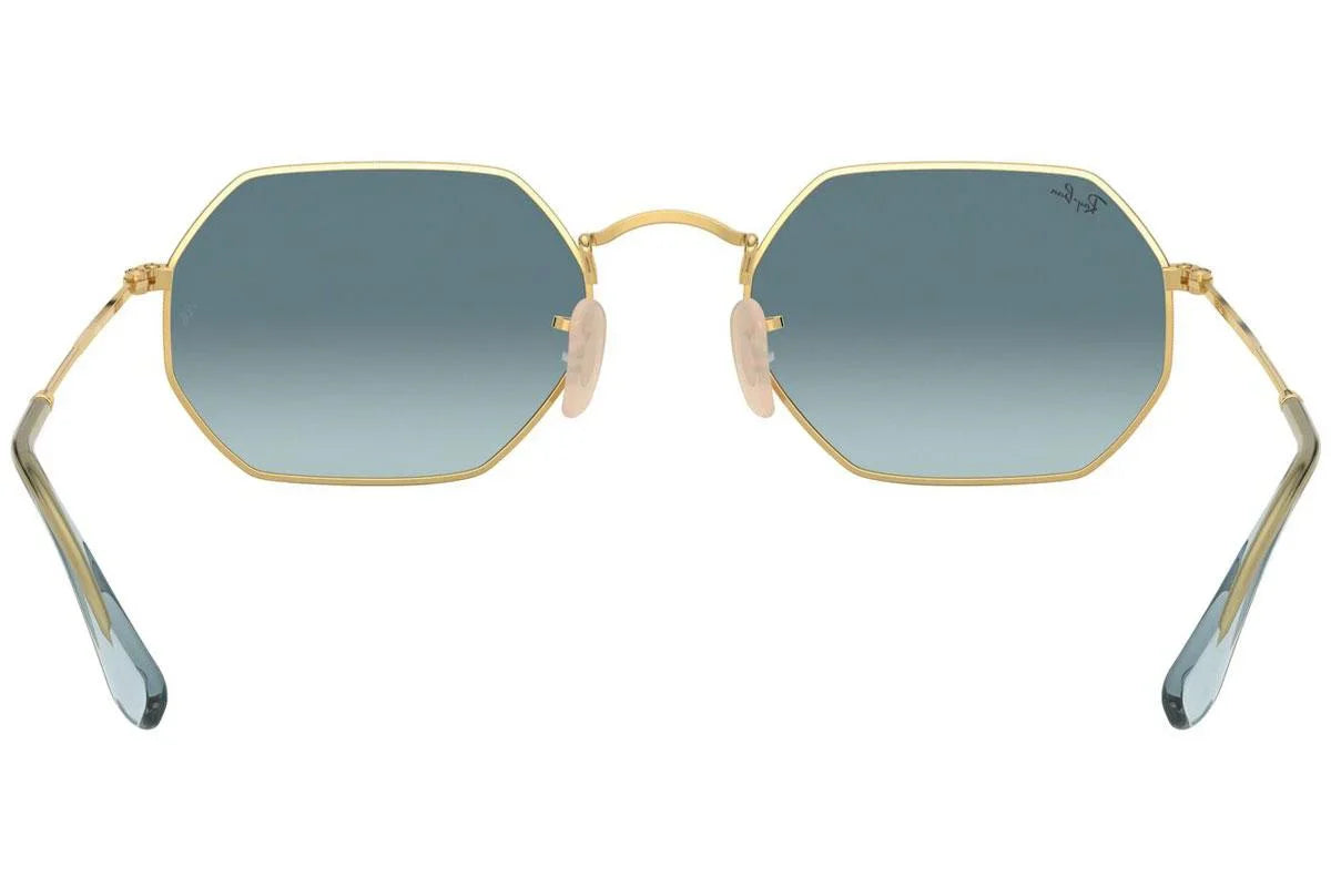 Ray-Ban Octagonal Classic RB3556N 91233M – Gold Blue Gradient