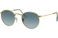 Ray-Ban Round Metal RB3447 001/3M – Gold Blue Gradient