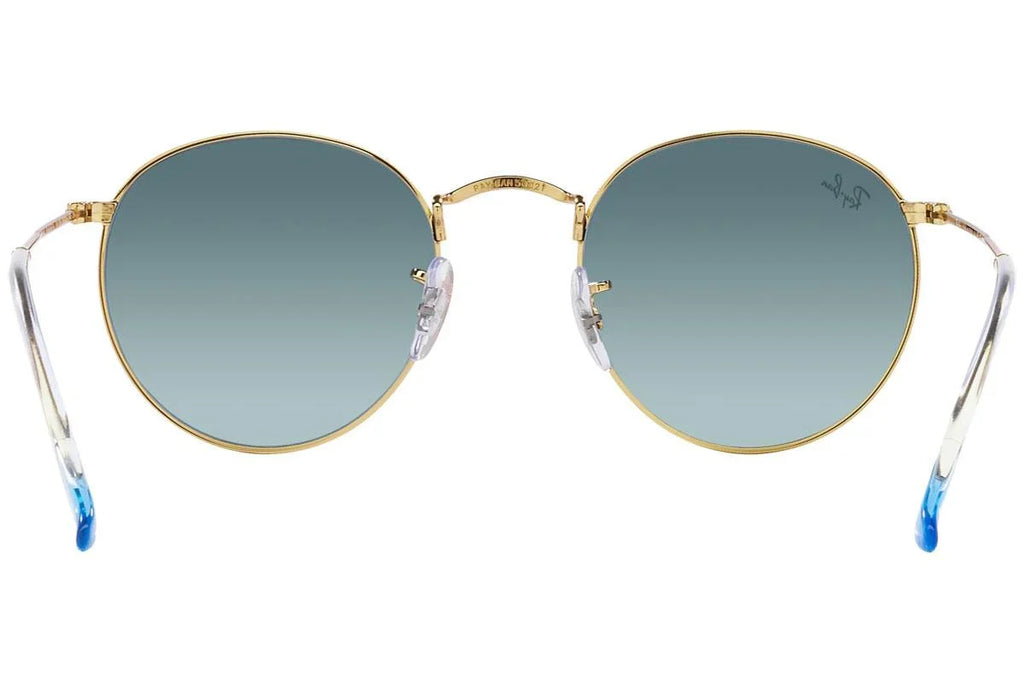 Ray-Ban Round Metal RB3447 001/3M – Gold Blue Gradient