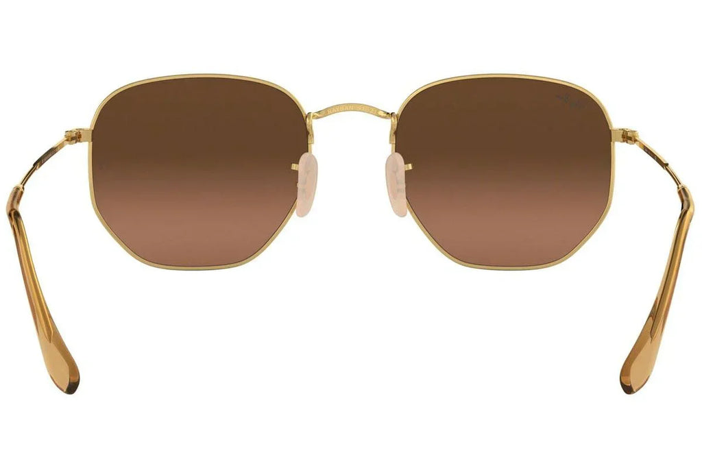 Ray-Ban Hexagonal Flat Lenses RB3548N 9124/43 – Gold Blue Gradient