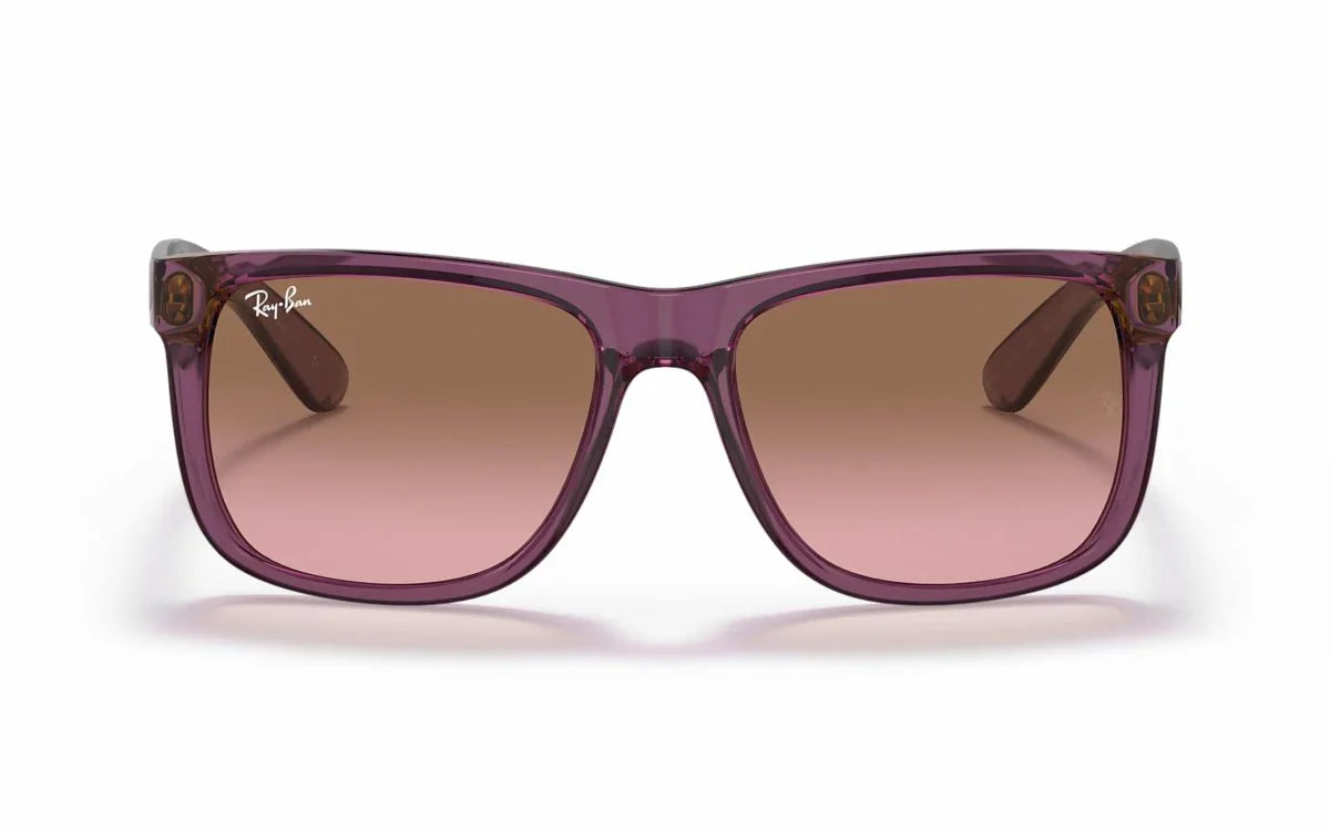 Ray-Ban Justin RB4165 6595/14 55mm – Transparent Violet Gradient