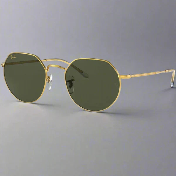 Ray-Ban Jack RB3565 919631 – Gold Green